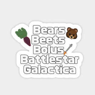 Bears, Beets, Bolus Sticker